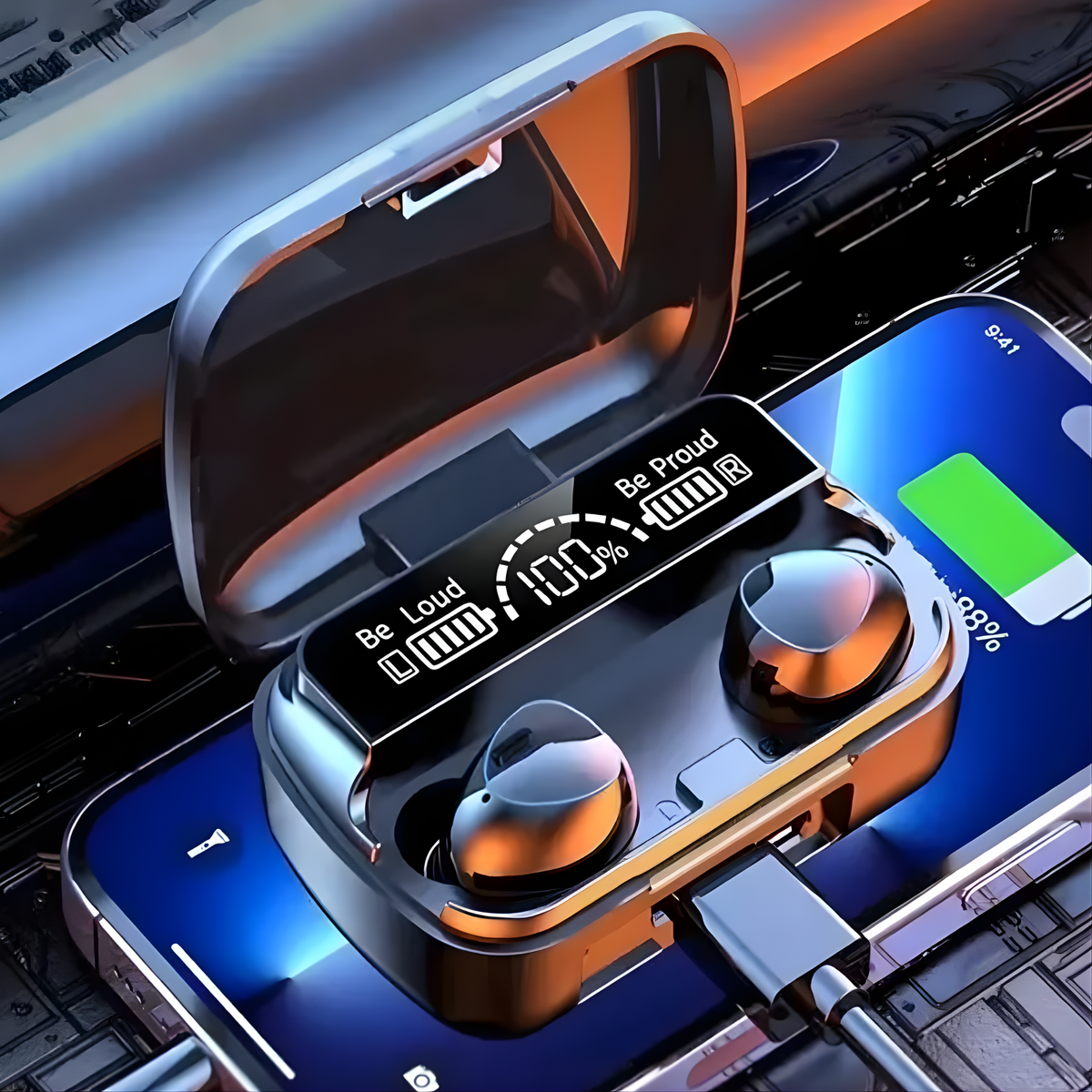 Audífonos Bluetooth 5.1 M10 Manos Libres – 120h en Espera