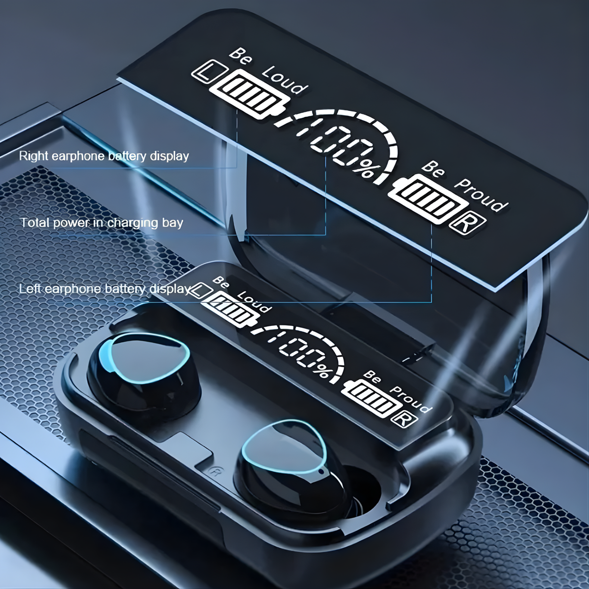 Audífonos Bluetooth 5.1 M10 Manos Libres – 120h en Espera