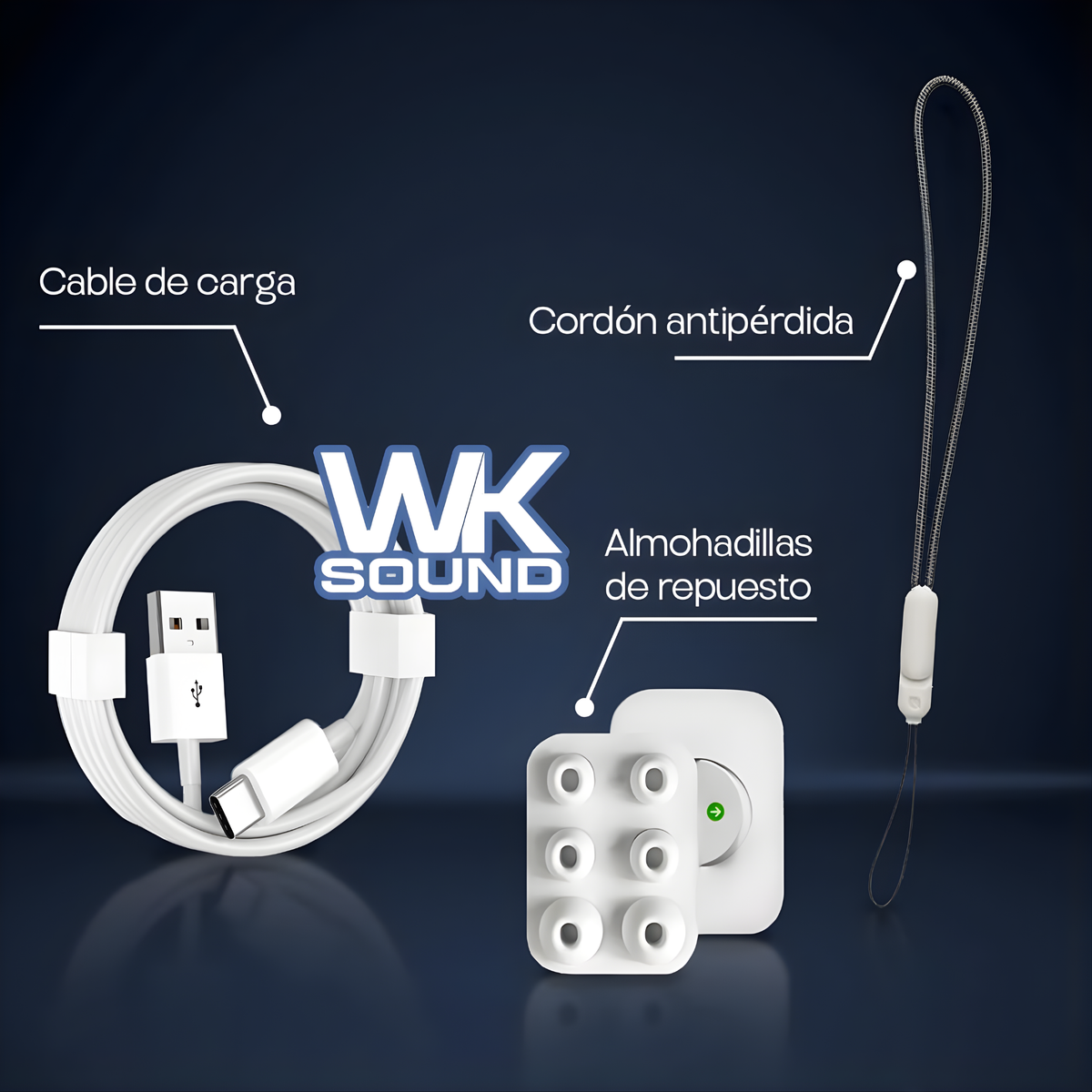 Audífonos Bluetooth 5.1 con Pantalla Touch y Cancelación de Ruido