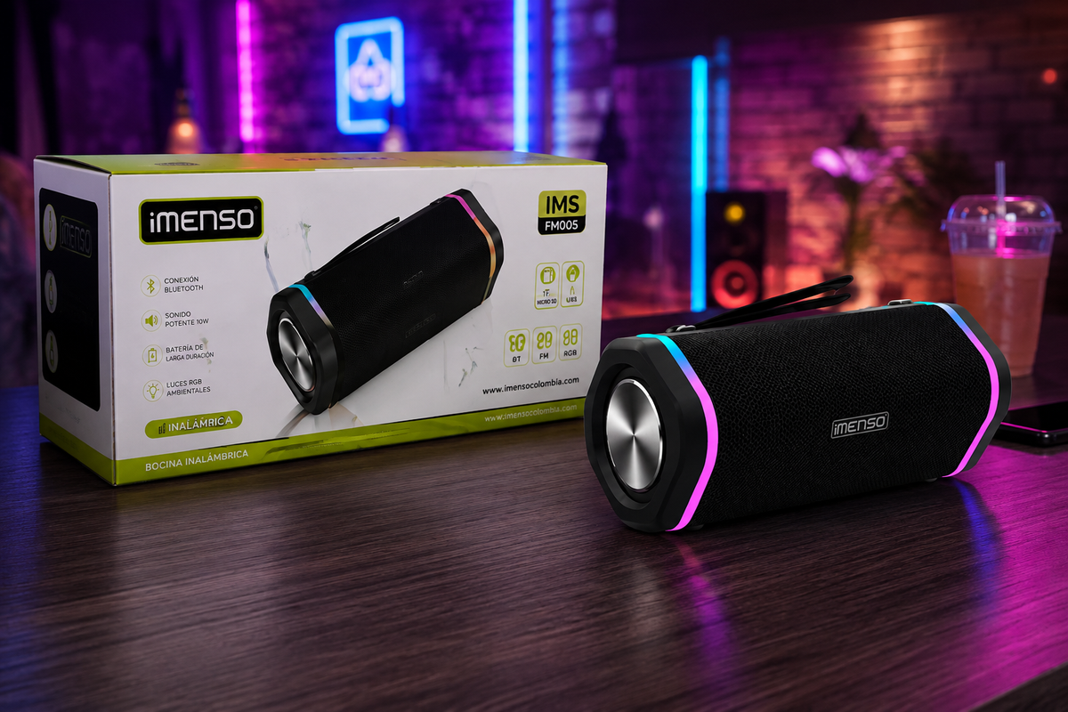 Bocina Bluetooth Portátil IMENSO 05